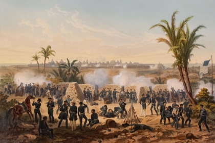 Picture of BOMBARDMENT OF VERA CRUZ IN THE MEXICAN AMERICAN WAR 1847