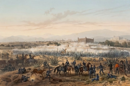 Picture of MOLINO DEL REY ATTACK UPON THE CAS MATA IN THE MEXICAN AMERICAN WAR 1847