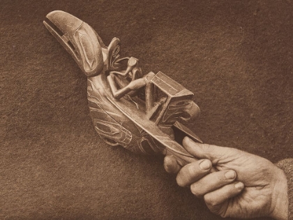 Picture of A HAIDA SHAMANS RATTLE 1915