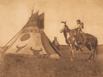 Picture of A PAINTED TIPI - ASSINIBOIN 1926
