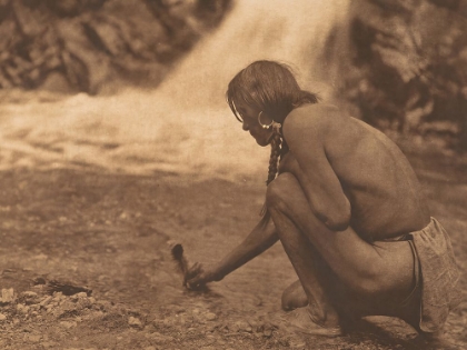 Picture of AN OFFERING AT THE WATERFALL - NAMBE 1925