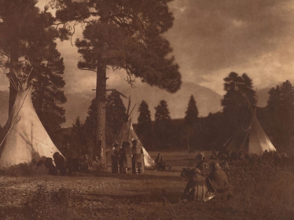 Picture of FLATHEAD CAMP ON JOCKO RIVER 1910