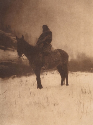Picture of THE SCOUT IN WINTER - APSAROKE 1908