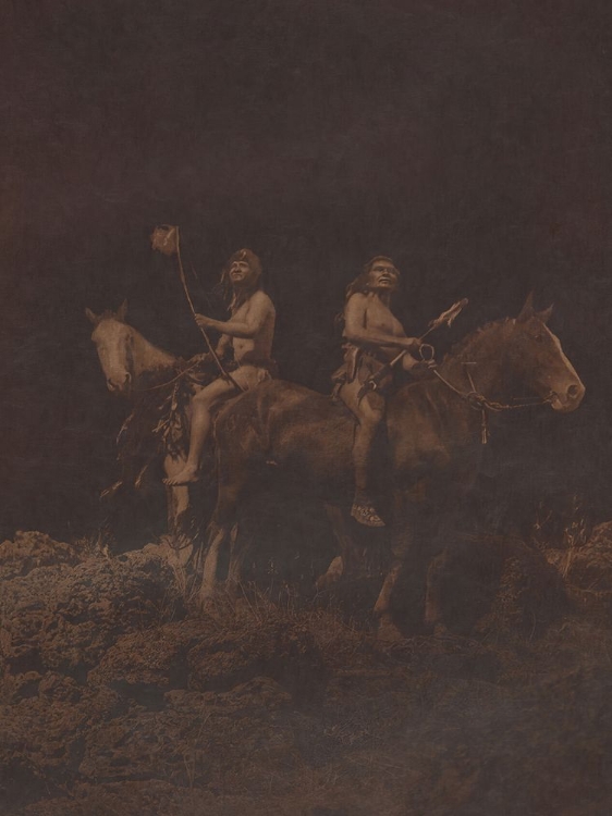 Picture of WATCHING FOR THE SIGNAL - NEZ PERCE 1910