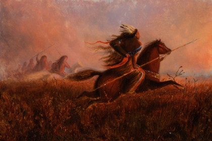 Picture of INDIANS ON THE PRAIRIE