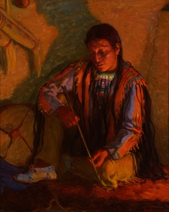 Picture of THE ARROW MAKER HUNTING SON