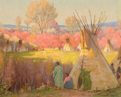 Picture of AUTUMNAL TEEPEES