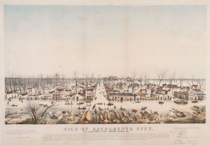 Picture of VIEW OF SACRAMENTO CITY 1850