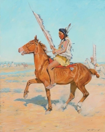 Picture of MOUNTED INDIAN WARRIOR