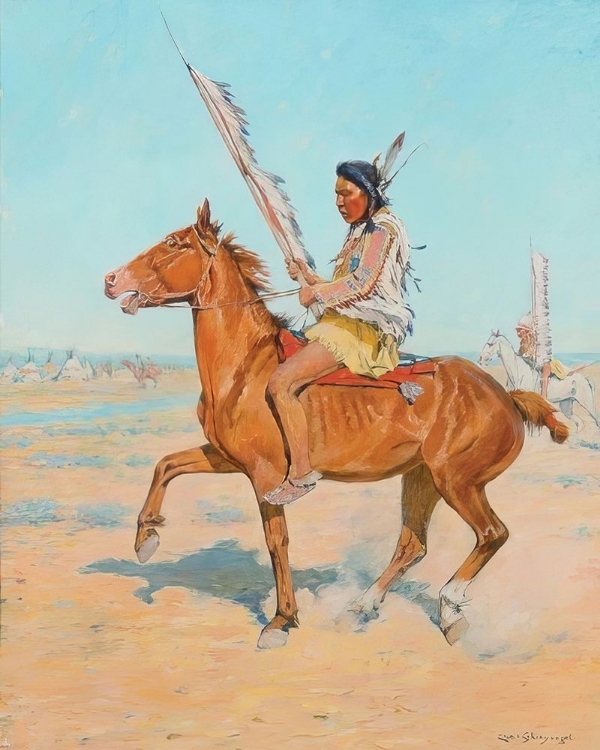 Picture of MOUNTED INDIAN WARRIOR