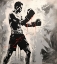 Picture of BOXING BRUSHSTROKES 1