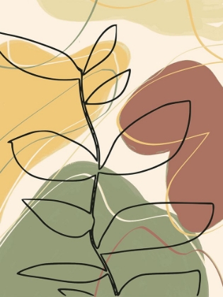Picture of ABSTRACT FOLIAGE LINE ART