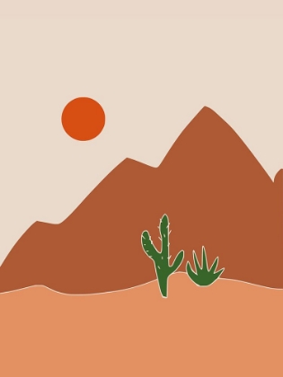 Picture of MOUNTAINS AND CACTUS