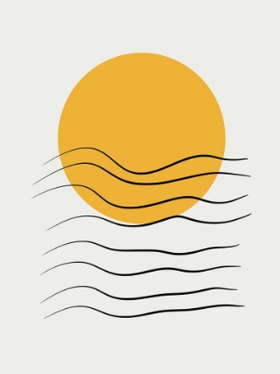 Picture of MINIMALIST SUN AND OCEAN