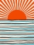 Picture of RED SUN AND SEA
