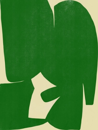 Picture of LARGE ABSTRACT CUT OUT IN GREEN