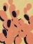 Picture of ORANGE CACTUS SILHOUETTE