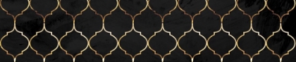 Picture of MOROCCAN WALL MURAL BLACK GOLD