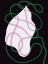 Picture of WHITE FABRIC AND GREEN STRINGS