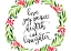 Picture of WATERCOLOR WREATH WITH HOLIDAY WISHES