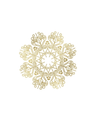 Picture of GOLD LACE SNOWFLAKE (2)