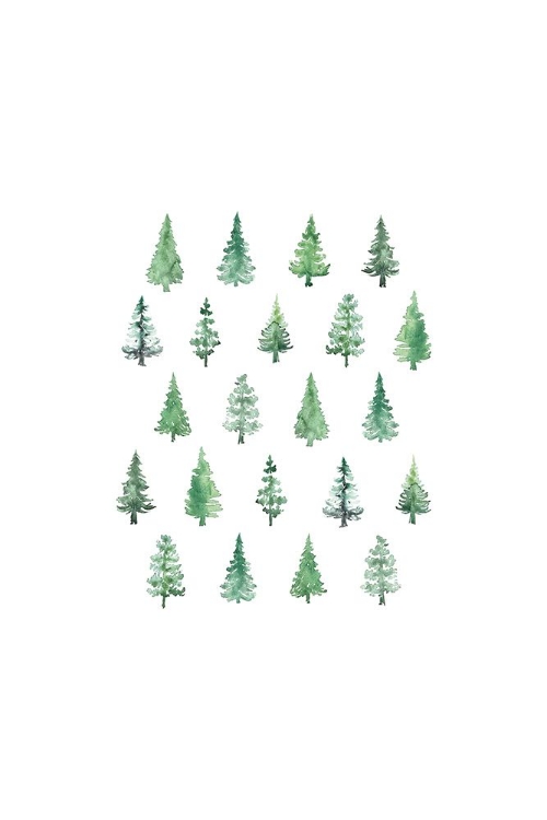 Picture of LITTLE WATERCOLOR CHRISTMAS TREES