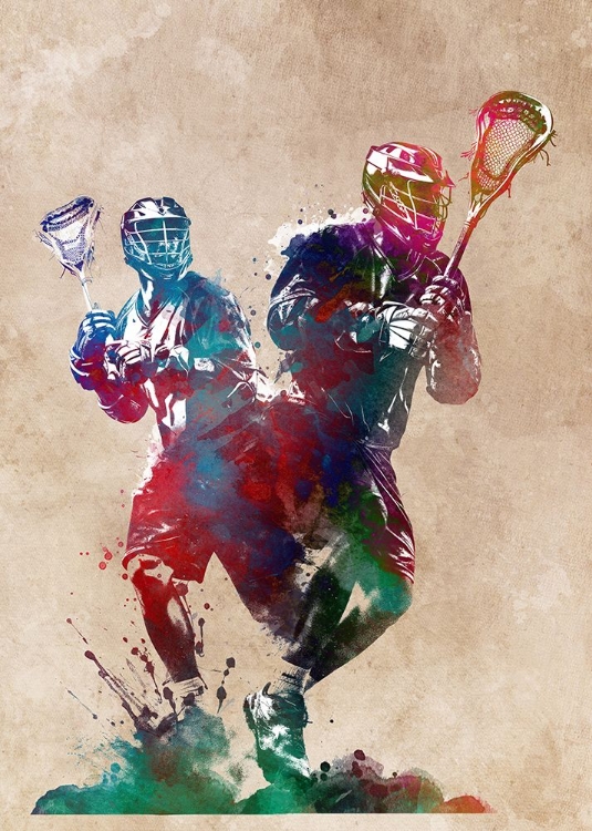 Picture of LACROSSE SPORT ART #LACROSSE #SPORT