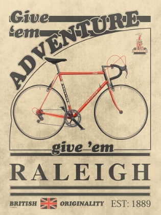 Picture of RALEIGH BICYCLE VINTAGE STYLE ADVERT
