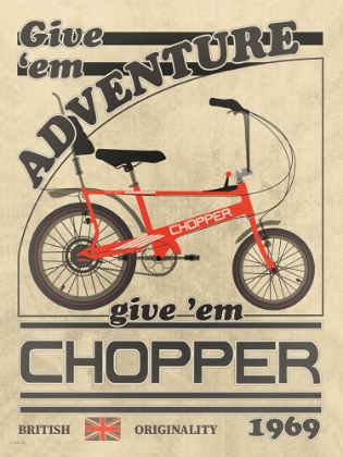 Picture of CHOPPER BICYCLE VINTAGE STYLE ADVERT