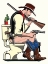 Picture of COWBOY ON THE TOILET