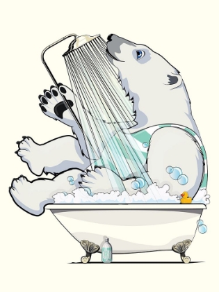 Picture of POLAR BEAR IN THE BATHTUB