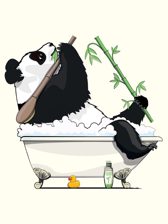 Picture of PANDA BEAR IN THE BATH