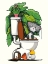 Picture of WET CAT FALLEN IN TOILET