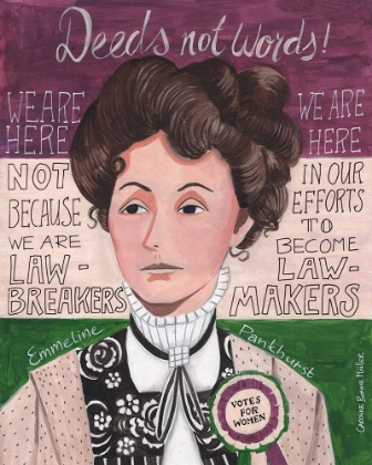 Picture of PORTRAIT OF A WOMAN - EMMELINE PANKHURST