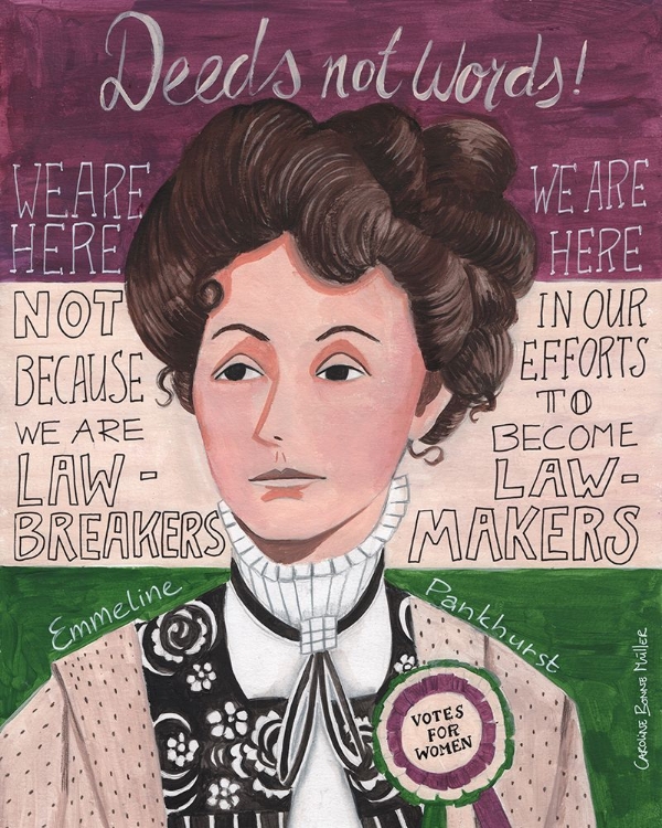 Picture of PORTRAIT OF A WOMAN - EMMELINE PANKHURST