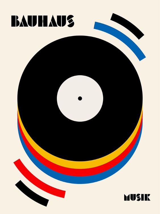 Picture of BAUHAUS MUSIK RETRO ILLUSTRATION