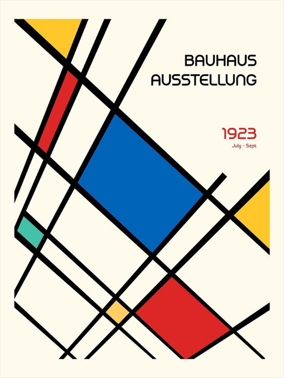 Picture of BAUHAUS GEOMETRIC DESIGN RETRO