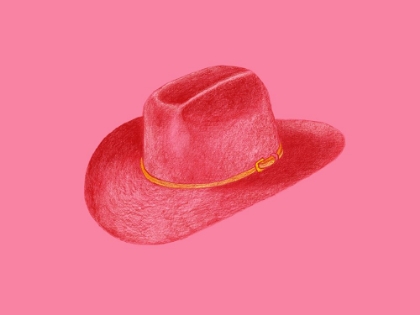 Picture of RED STETSON ON PINK