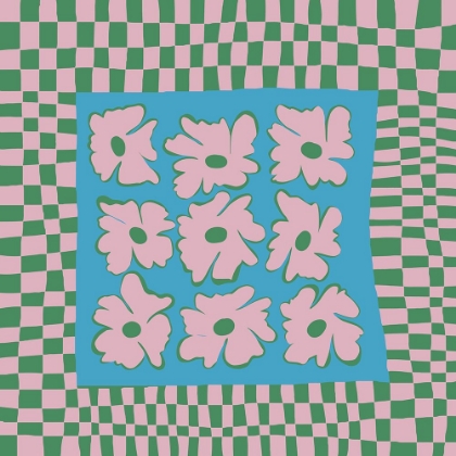 Picture of PASTEL NATURE CHECKERBOARD