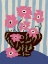 Picture of SUMMER STRIPE AND PINK FLOWERS
