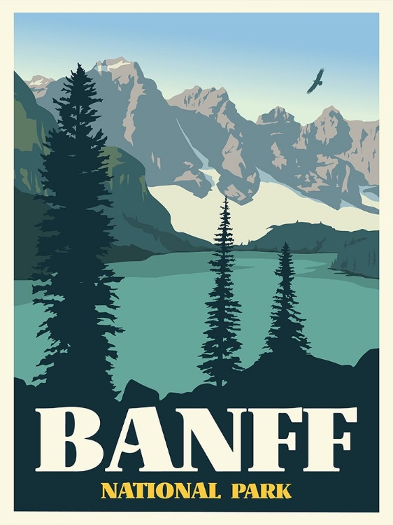 Picture of BANFF NATIONAL PARK TRAVEL PRINT