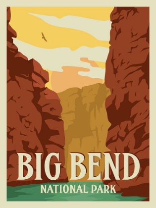 Picture of BIG BEND NATIONAL PARK TRAVEL PRINT