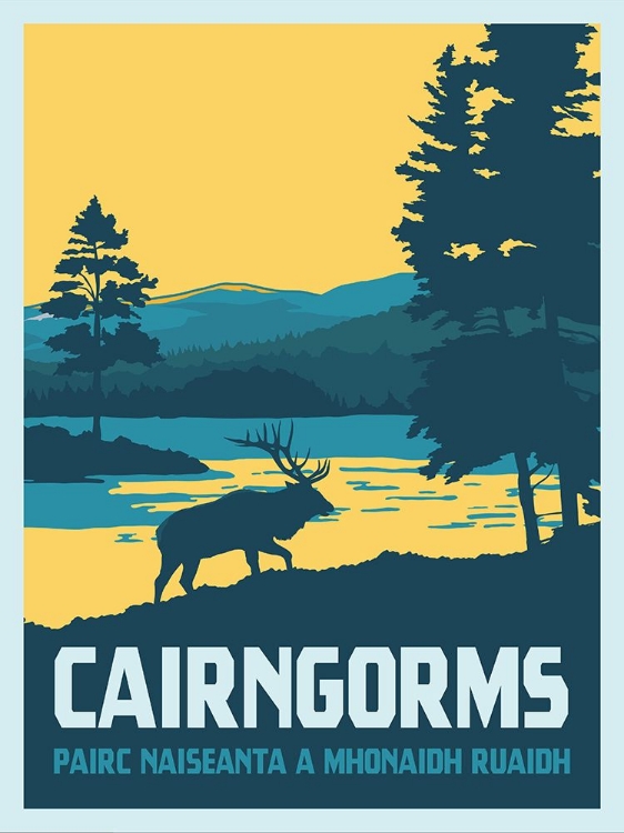 Picture of CAIRNGORMS NATIONAL PARK TRAVEL PRINT