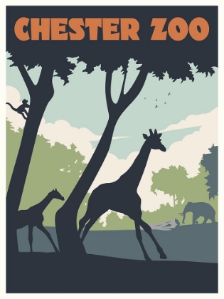 Picture of CHESTER ZOO TRAVEL PRINT