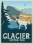 Picture of GLACIER NATIONAL PARK TRAVEL PRINT