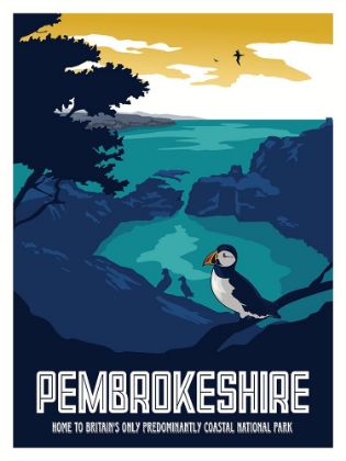 Picture of PEMBROKESHIRE TRAVEL PRINT