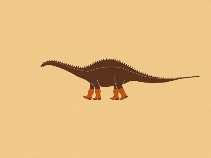 Picture of REBBACHISAURUS REBA THE COWGIRL DINOSAUR TEXTURE