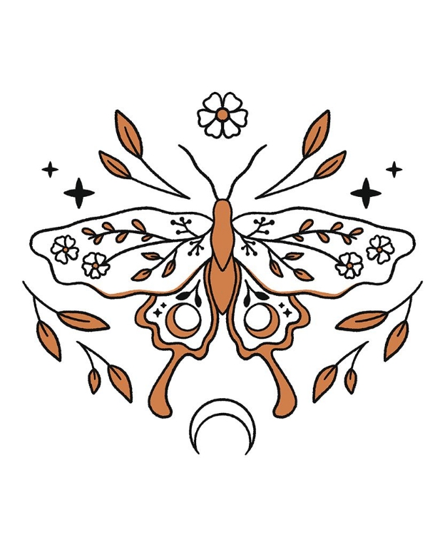 Picture of FLORAL MOTH 2