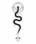 Picture of CELESTIAL SNAKE WHITE