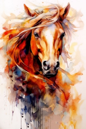 Picture of WATERCOLOR HORSE (5)